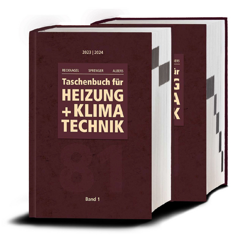 Recknagel - Taschenbuch für Heizung und Klimatechnik 81. Ausgabe 2023/2024 - Band 2 - 