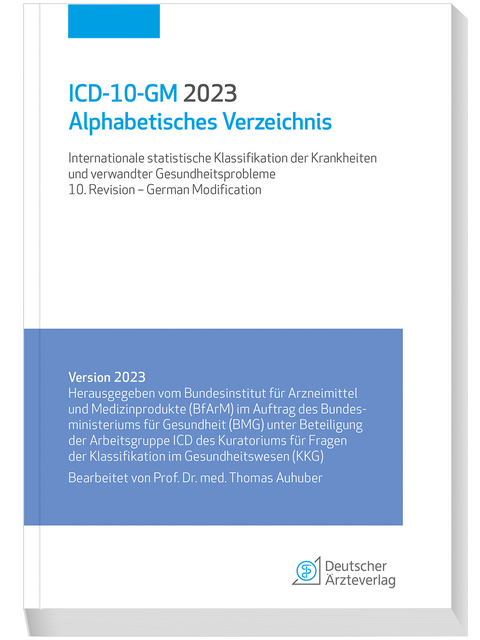 ICD-10-GM 2023 Alphabetisches Verzeichnis - 