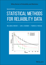 Statistical Methods for Reliability Data -  Luis A. Escobar,  William Q. Meeker,  Francis G. Pascual