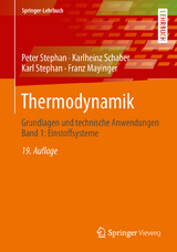 Thermodynamik - Stephan, Peter; Schaber, Karlheinz; Stephan, Karl; Mayinger, Franz