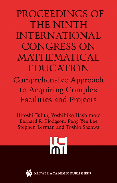 Proceedings of the Ninth International Congress on Mathematical Education - 