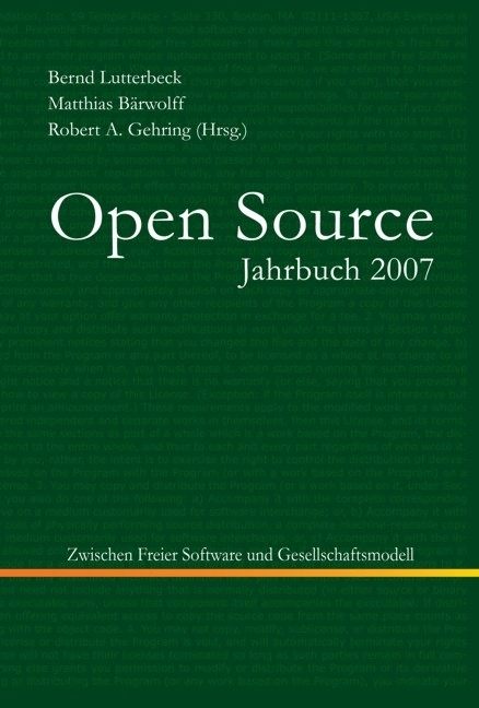 Open Source Jahrbuch 2007 - 