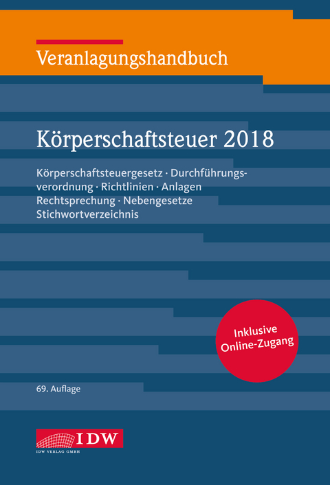 Veranlagungshandbuch Körperschaftsteuer 2018, 69. A.