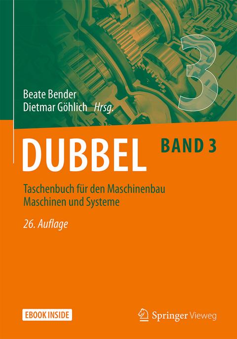 Dubbel Taschenbuch für den Maschinenbau Maschinen und Systeme - 