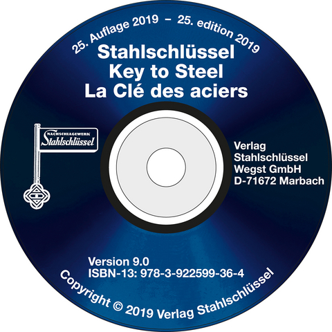 Stahlschlüssel - Key to Steel CD-ROM 2019 - Micah Wegst, Claus W Wegst