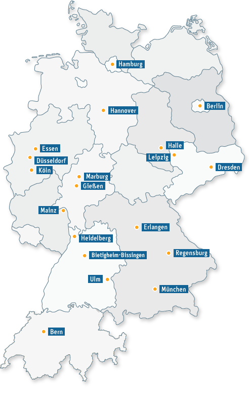 Lehmanns Media: Filialen in ganz Deutschland und der Schweiz